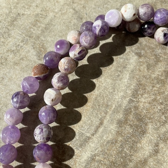 Barse Amethyst and Agate Necklace - Picture 4 of 7